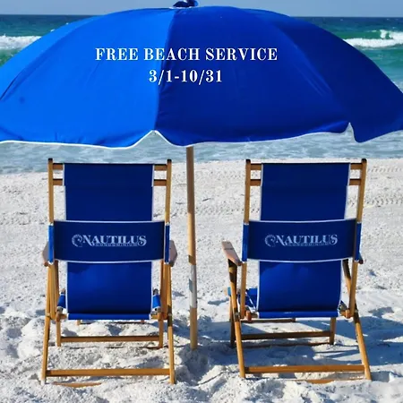 Nautilus 2409 Gulf View 2 Bedroom 4Th Floor Free Beach Service